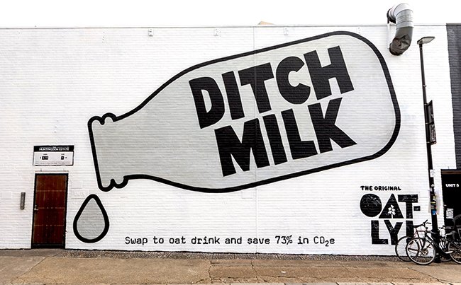 Oatly - Oatly unveils Ditch Milk campaign, London, 19th March 2019